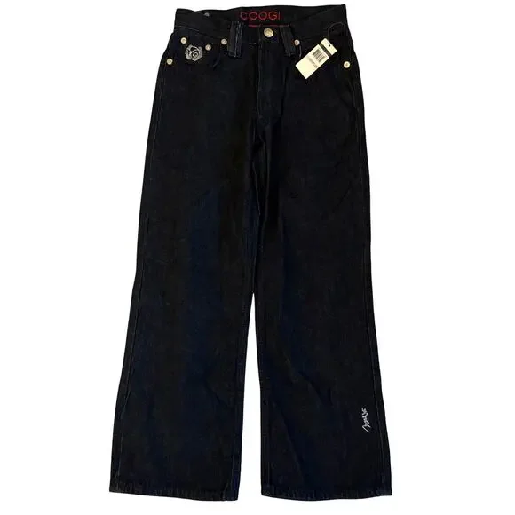 Y2K Coogi Dark Blue, Baggy, Boot Cut Jeans NWT- 10 - Picture 3 of 9
